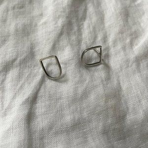 Erin Considine Sterling Silver Shape Earrings